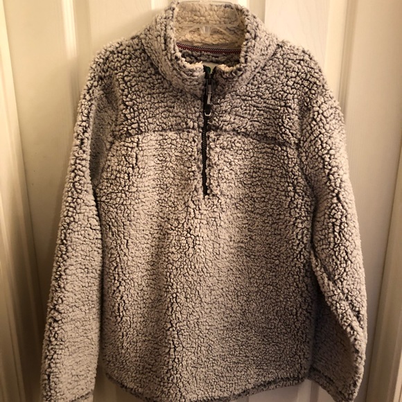 GreenTea Tops - Fuzzy Quarter Zip Sweater